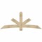 Ekena Millwork Alberta Rough Sawn Timber Gable Bracket, Douglas Fir, 84"W x 35"H x 2"D x 6"F, 10/12 Pitch GBW084X35X0206ALB00RDF - alternate 1
